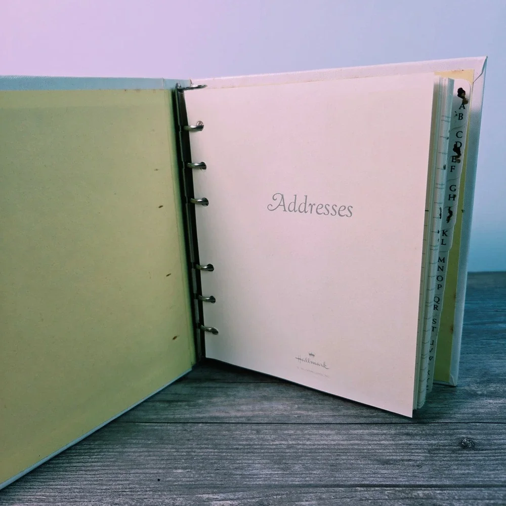 Vintage 1973 Hallmark Betsey Clark Address Book 6-Ring Binder Unused 70s Floral